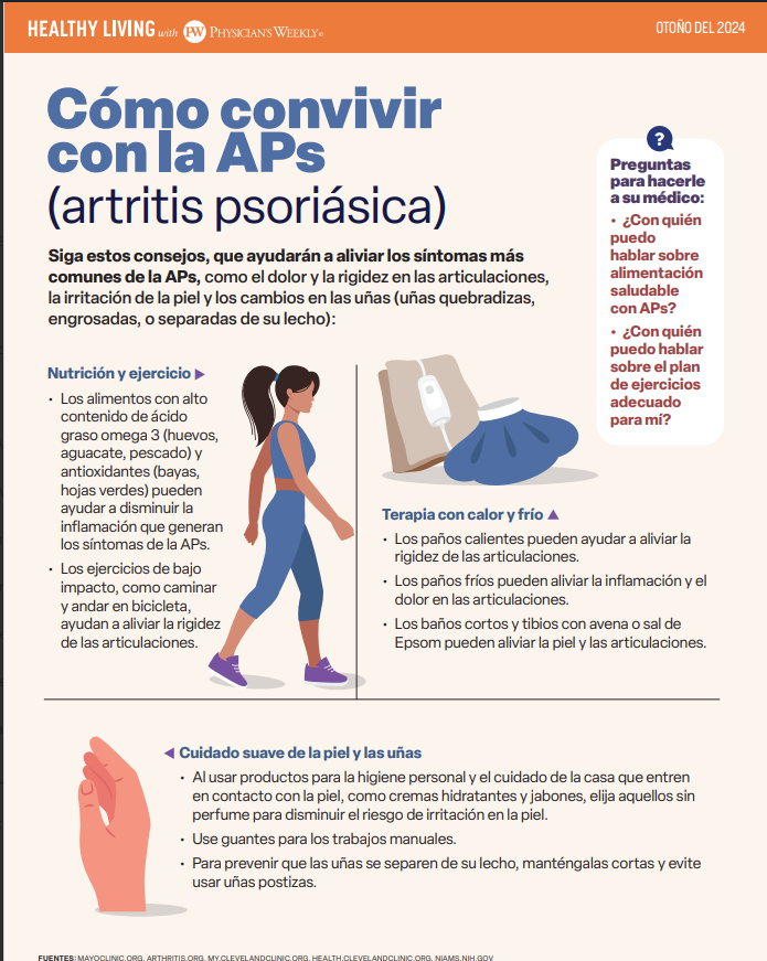 Una Vida Saludable Con Artritis Psoriásica (Healthy Living With Psoriatic Arthritis– Fall 2024)