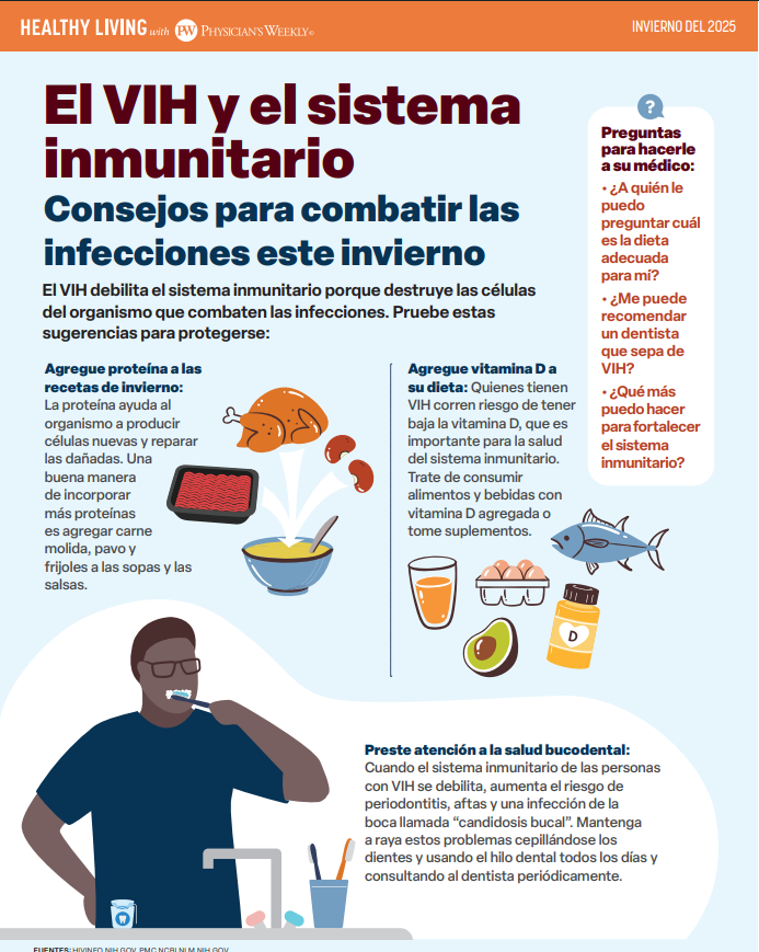 Una Vida Saludable Con VIH (Healthy Living With HIV – Winter 2025)