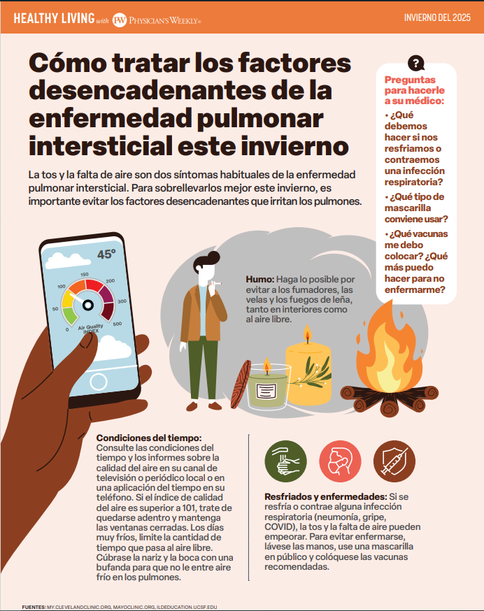 Una Vida Saludable Enfermedad Pulmonar Intersticial (Healthy Living With Interstitial Lung Disease – Winter 2025)