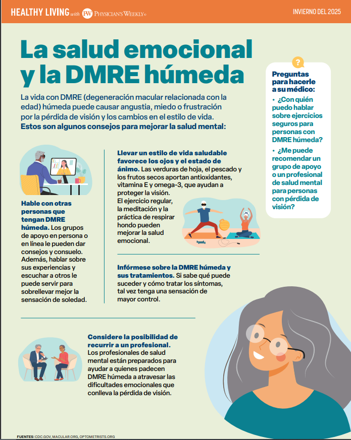 Una Vida Saludable Con Physician’s Weekly – DMAE Húmeda Invierno 2025 (Healthy Living With Physician’s Weekly – Wet AMD Winter 2025)