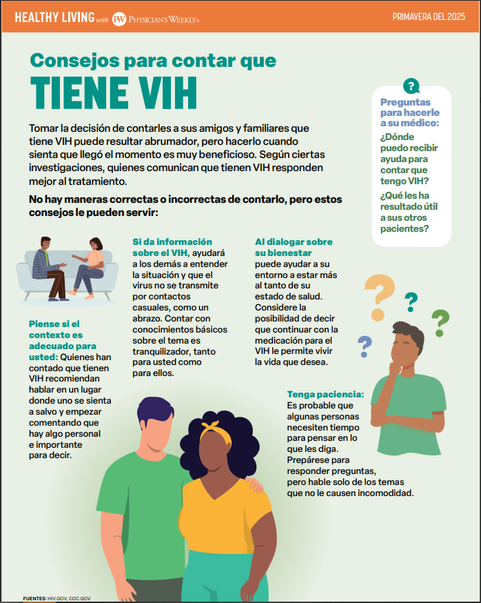 Una Vida Saludable Con VIH (Healthy Living With HIV – Spring 2025)